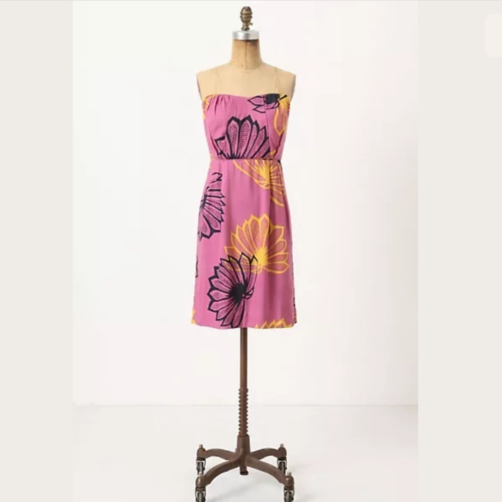 NWT Anthropologie Sariah Agave Burst Dress - Picture 2 of 8